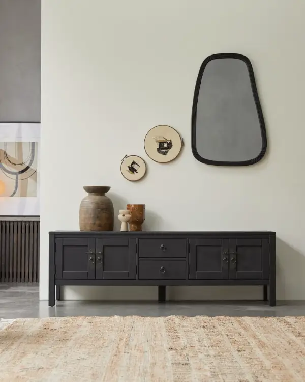 Mueble de TV de pino macizo 170 - Tikkamoon