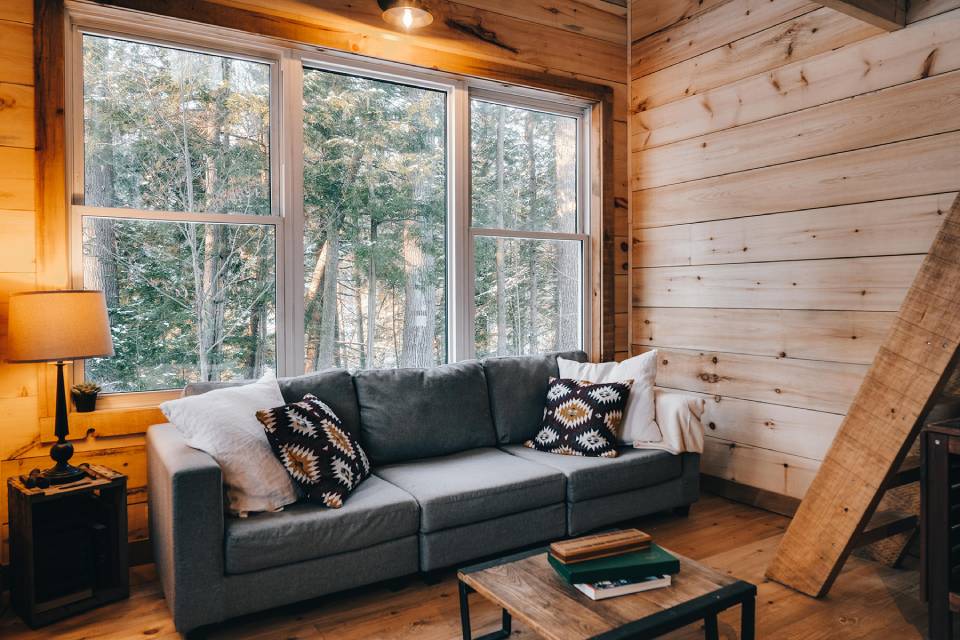 boho chic casita del lago salon